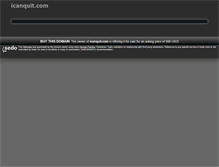 Tablet Screenshot of icanquit.com